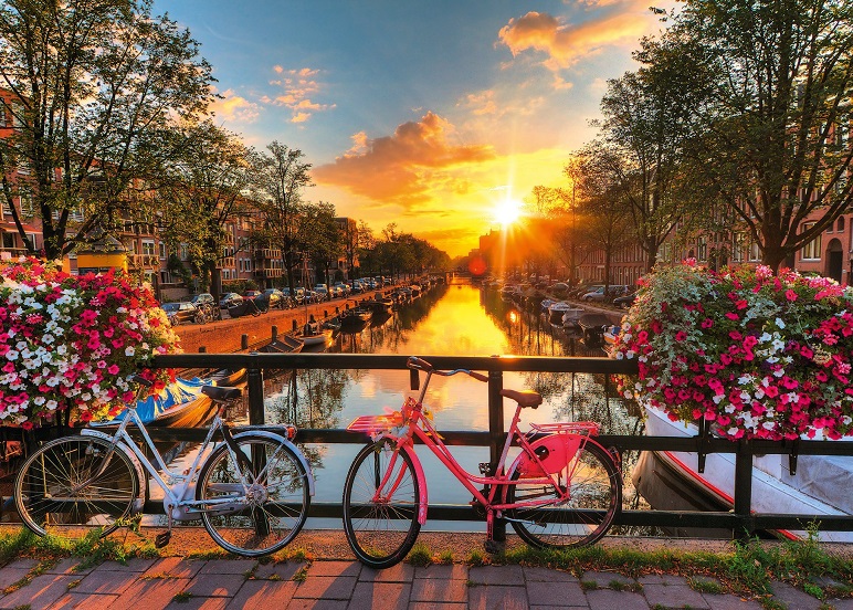 Пазл - Велосипеды в Амстердаме, 1000 элементов  